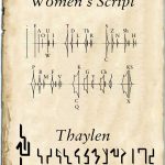 Women and Thaylen Script