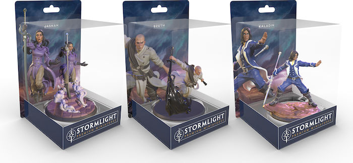 PREVIEW - Stormlight Premium Miniatures - Cajas de figuras pintadas