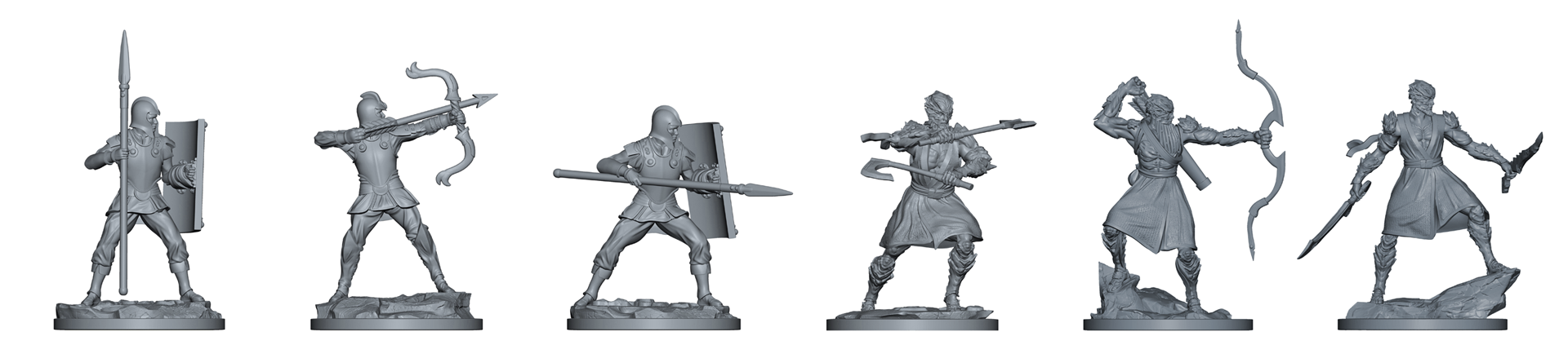 Stormlight Premium Miniatures - Nuevas poses para el conjunto de ejército genérico Kholin y parshendi