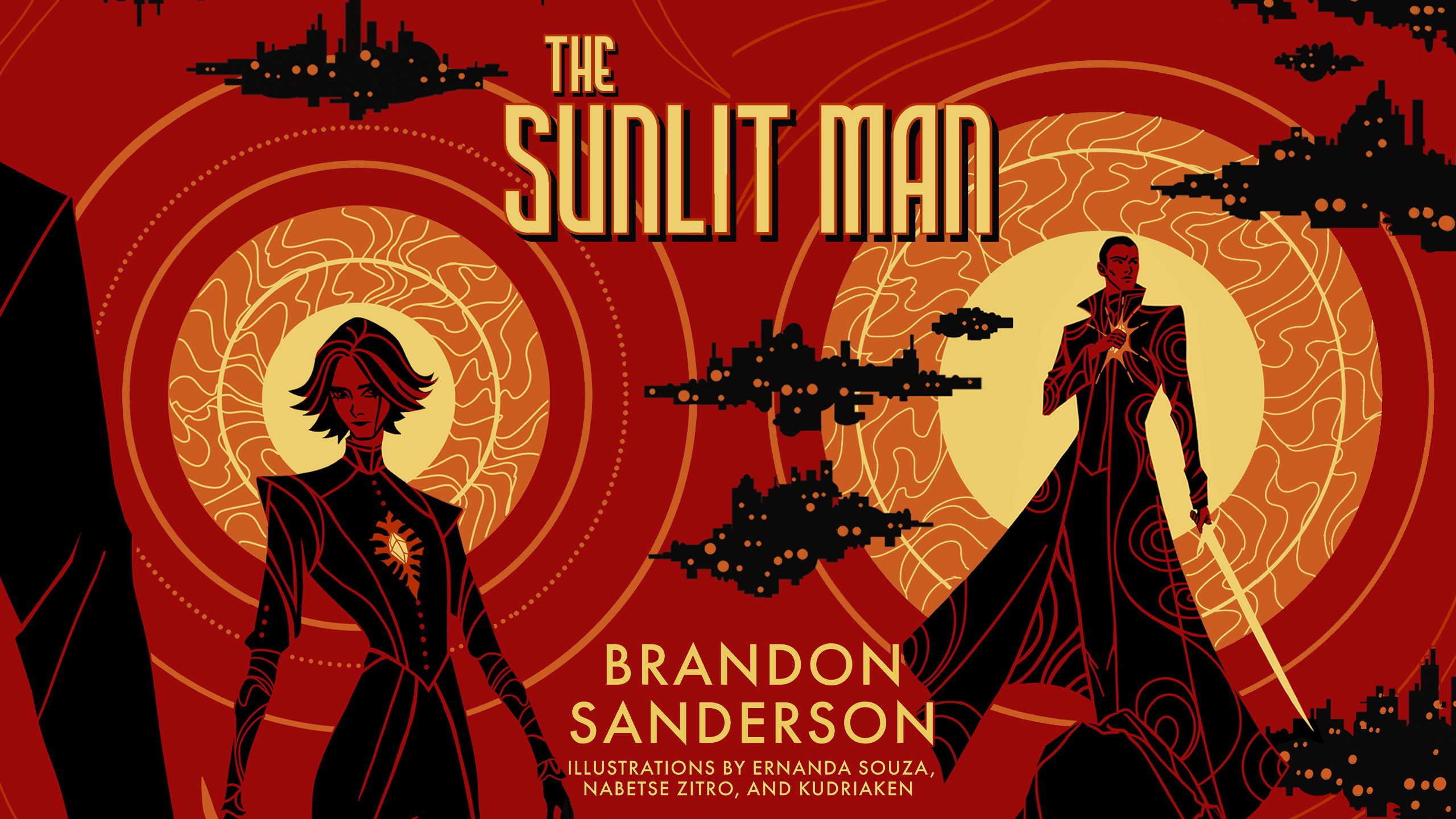 The Sunlit Man - Cover Illustration, by Kudriaken